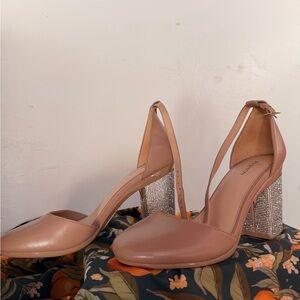 Pashion Conversion Heels - Tan with 3 interchangeable heel options
